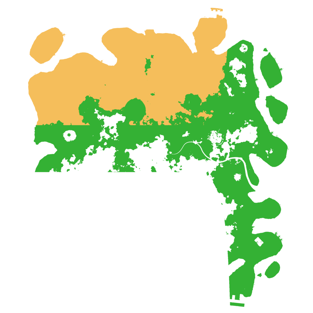 Biome Rust Map: Procedural Map, Size: 3900, Seed: 733738604