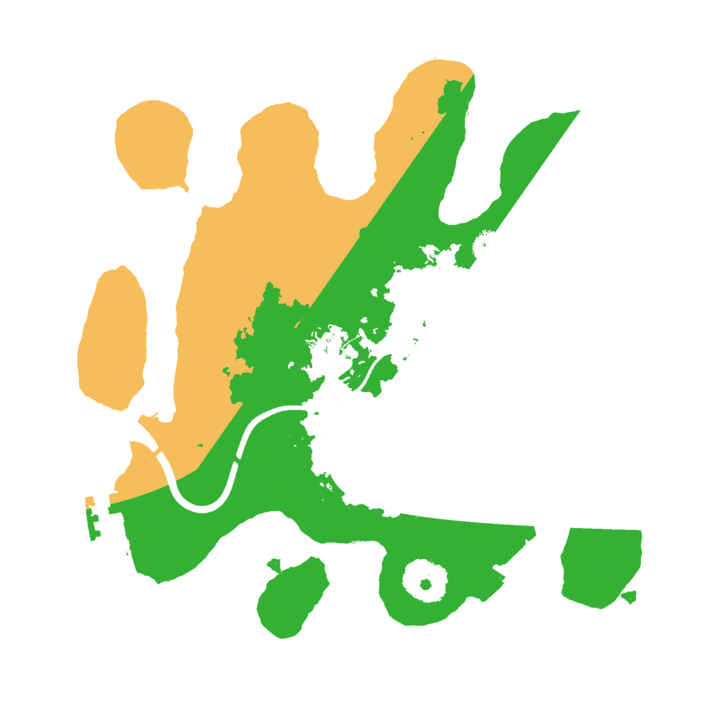 Biome Rust Map: Procedural Map, Size: 2500, Seed: 12059310