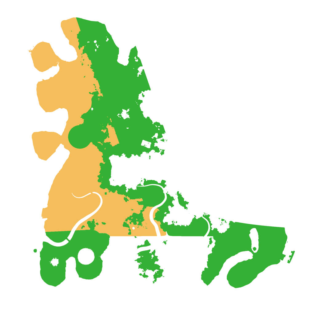 Biome Rust Map: Procedural Map, Size: 3550, Seed: 62213408