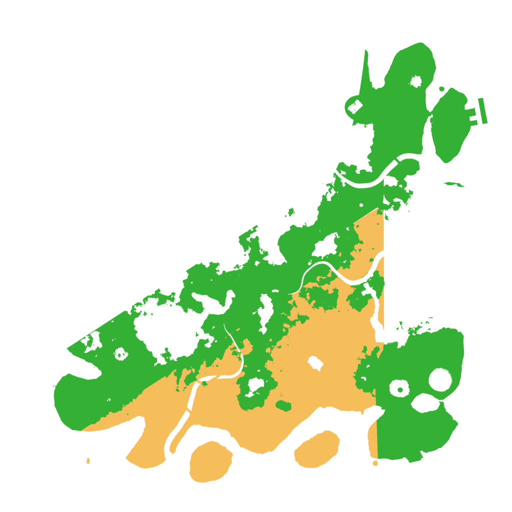 Biome Rust Map: Procedural Map, Size: 4000, Seed: 2098907611