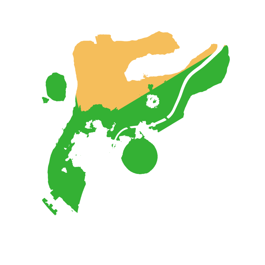 Biome Rust Map: Procedural Map, Size: 2000, Seed: 9191