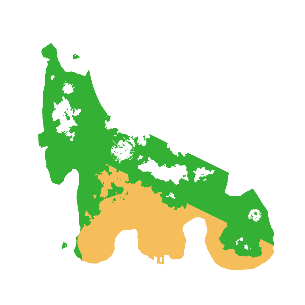 Biome Rust Map: Procedural Map, Size: 2500, Seed: 1650988542