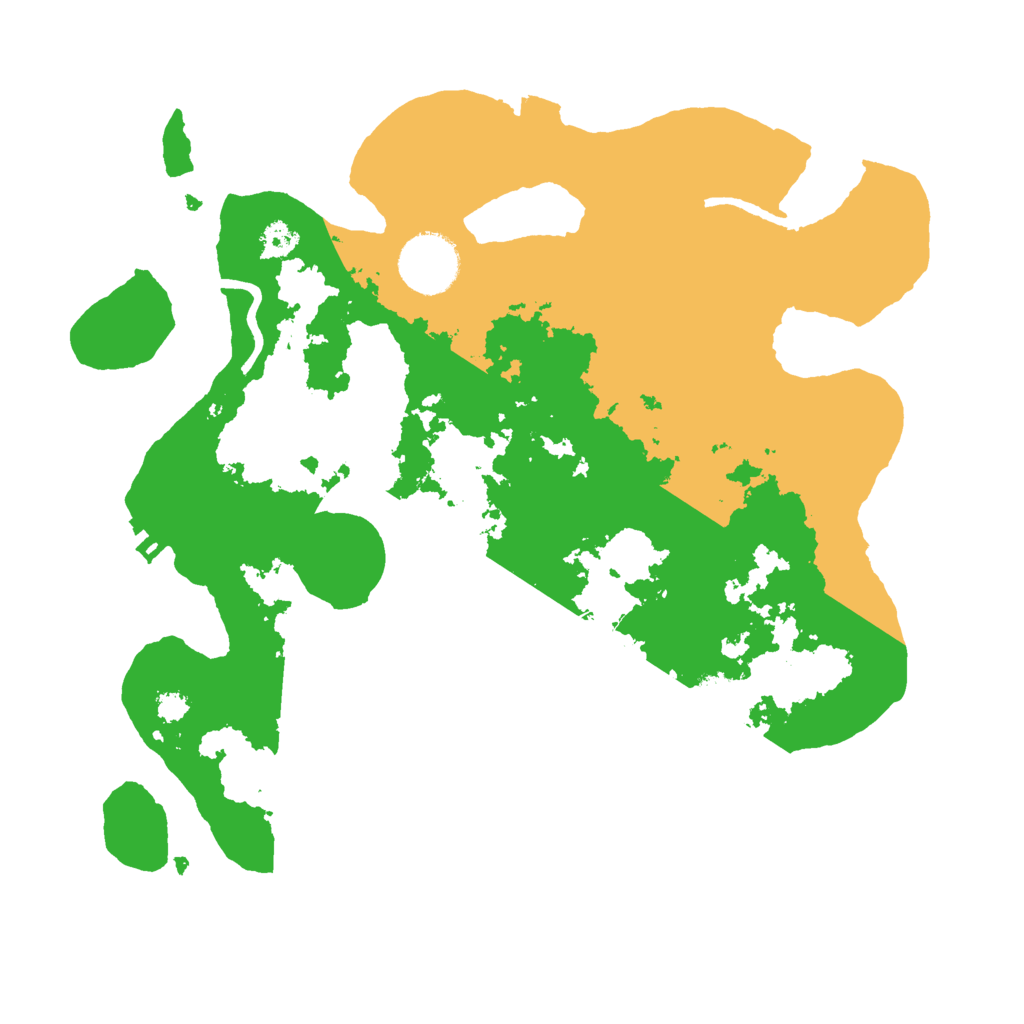 Biome Rust Map: Procedural Map, Size: 3000, Seed: 5080