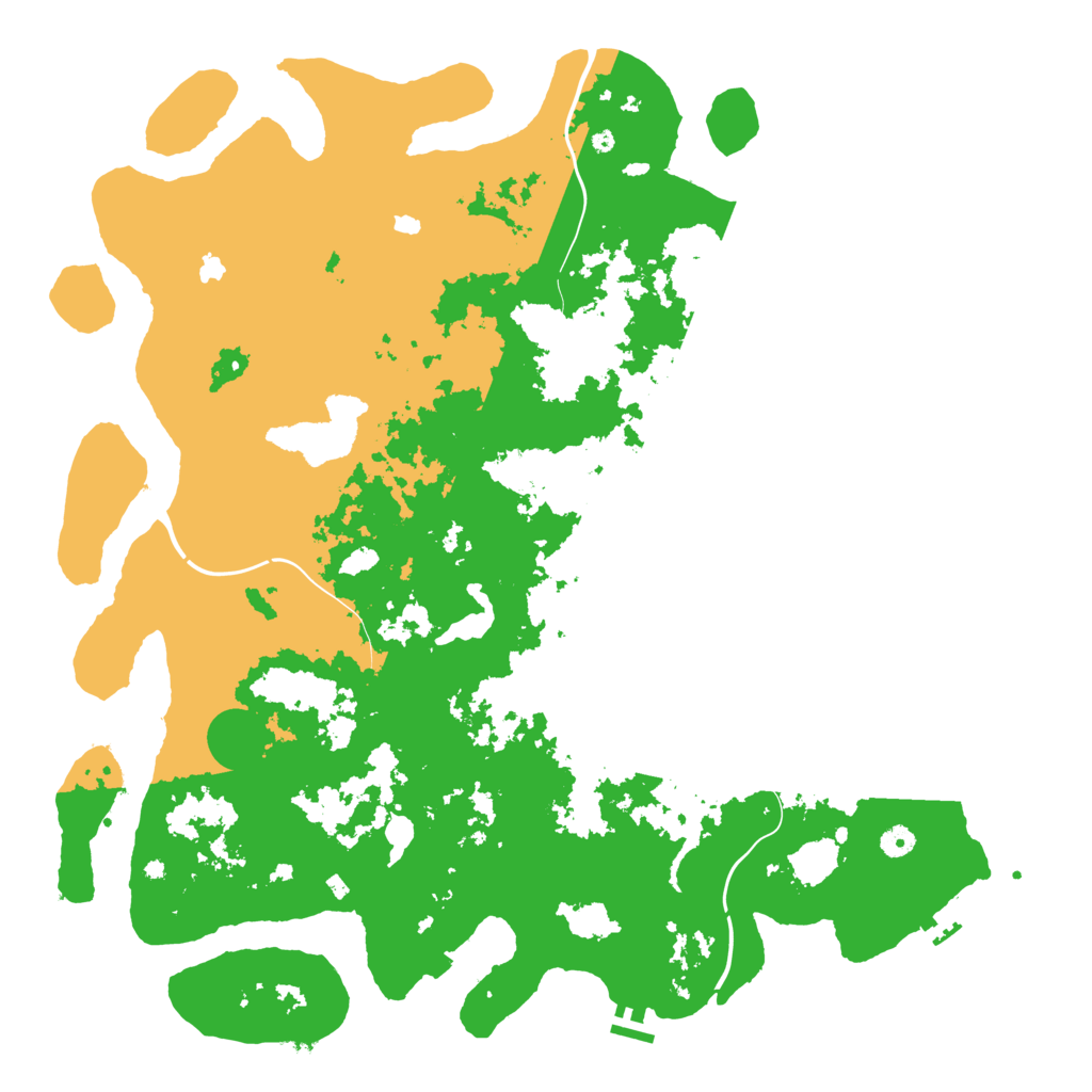 Biome Rust Map: Procedural Map, Size: 5000, Seed: 907136584