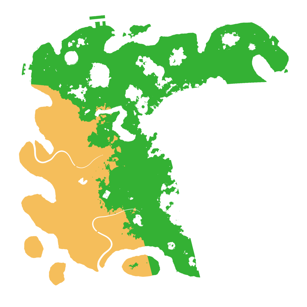 Biome Rust Map: Procedural Map, Size: 4000, Seed: 24125