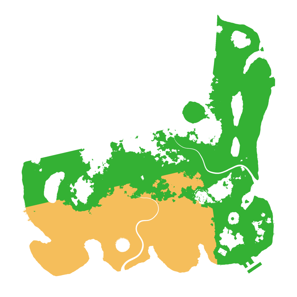 Biome Rust Map: Procedural Map, Size: 3750, Seed: 790890049