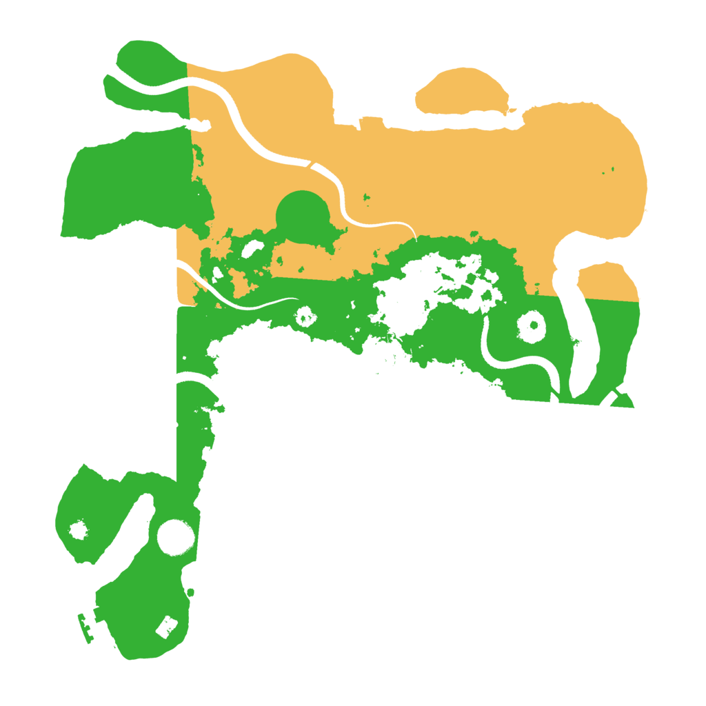 Biome Rust Map: Procedural Map, Size: 3500, Seed: 13456824