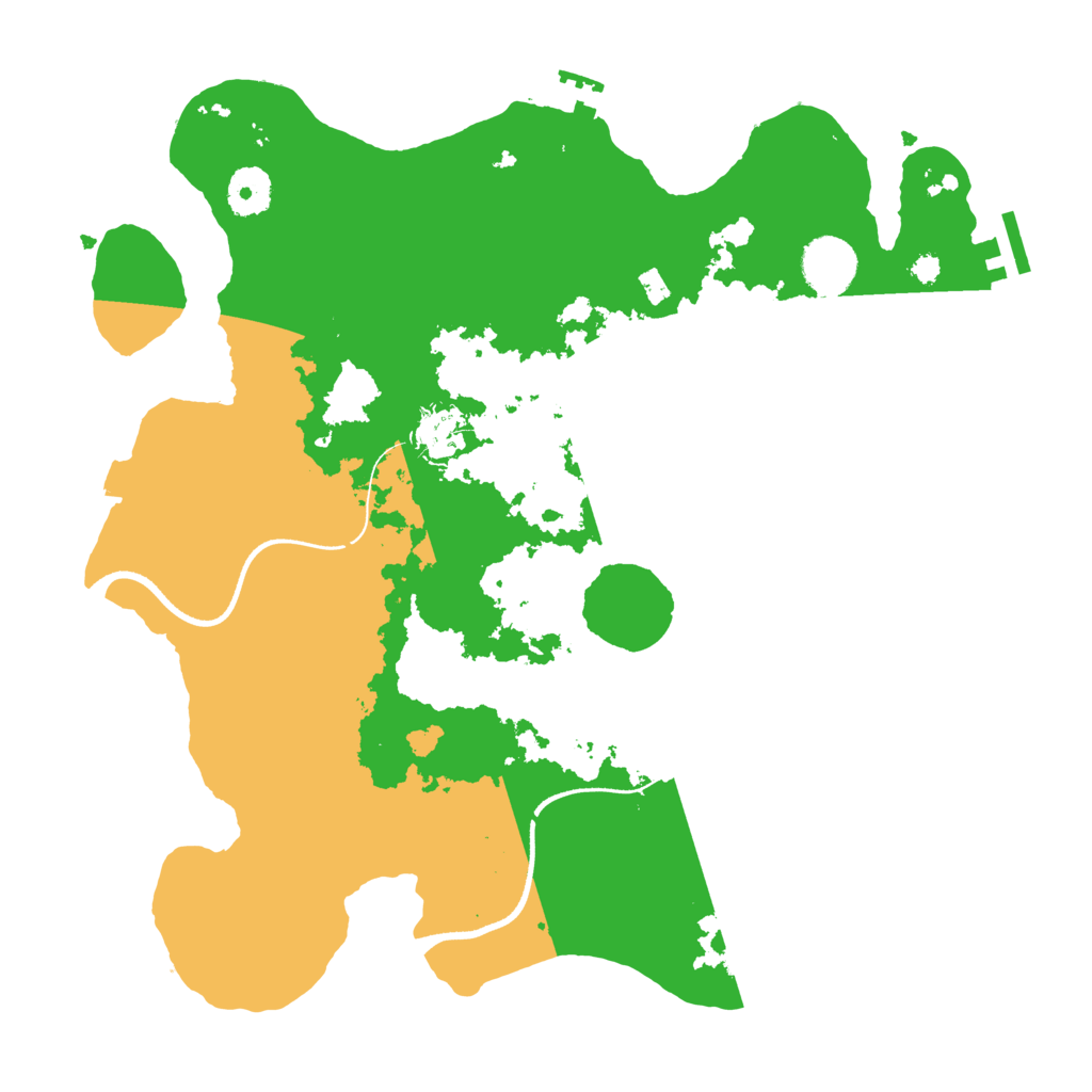 Biome Rust Map: Procedural Map, Size: 3500, Seed: 1076448868