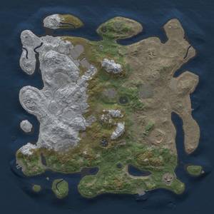 Thumbnail Rust Map: Procedural Map, Size: 3800, Seed: 941221, 18 Monuments