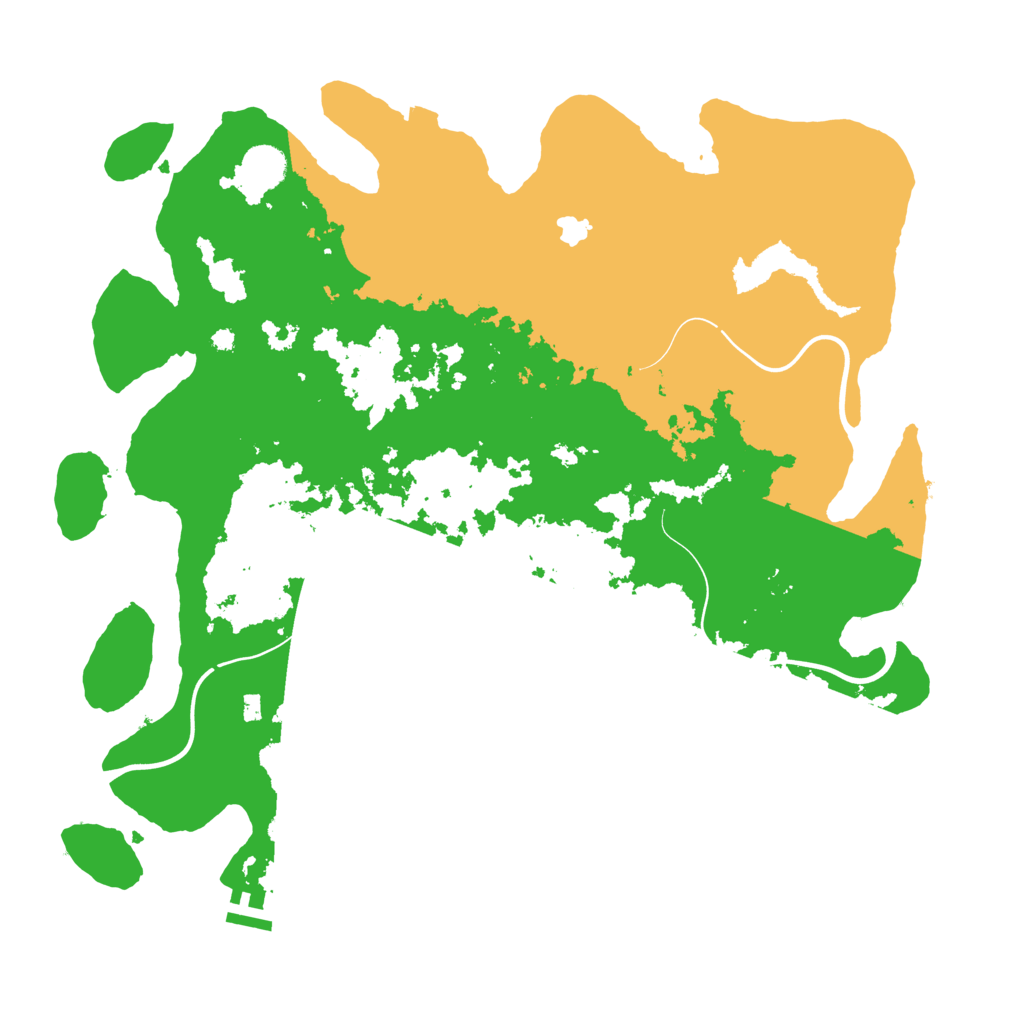 Biome Rust Map: Procedural Map, Size: 4100, Seed: 2689