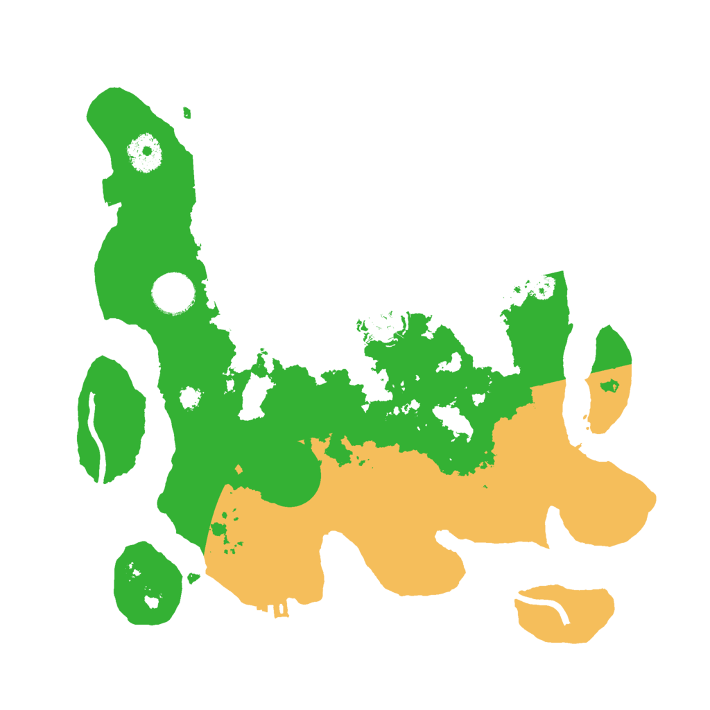 Biome Rust Map: Procedural Map, Size: 3000, Seed: 1370539815