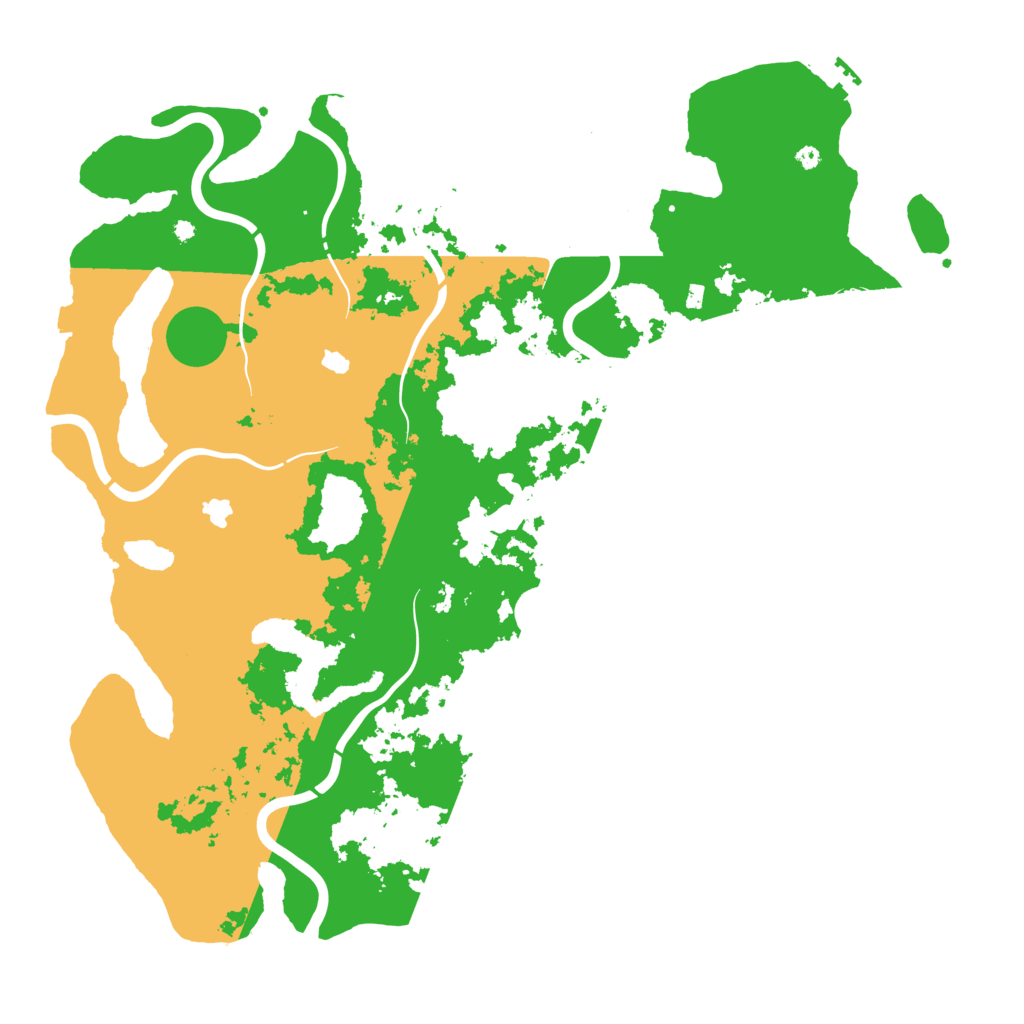 Biome Rust Map: Procedural Map, Size: 4500, Seed: 897863492