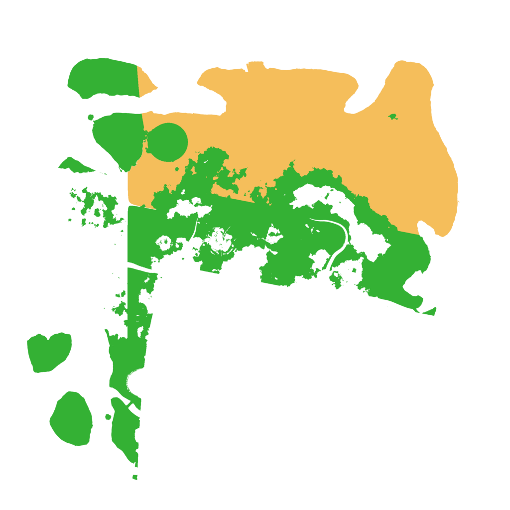 Biome Rust Map: Procedural Map, Size: 3500, Seed: 56456474