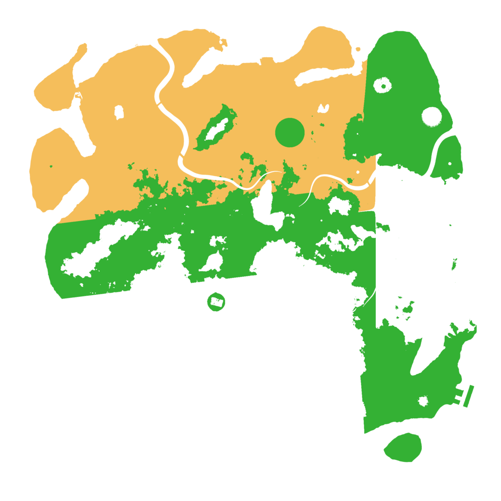 Biome Rust Map: Procedural Map, Size: 4500, Seed: 547127482