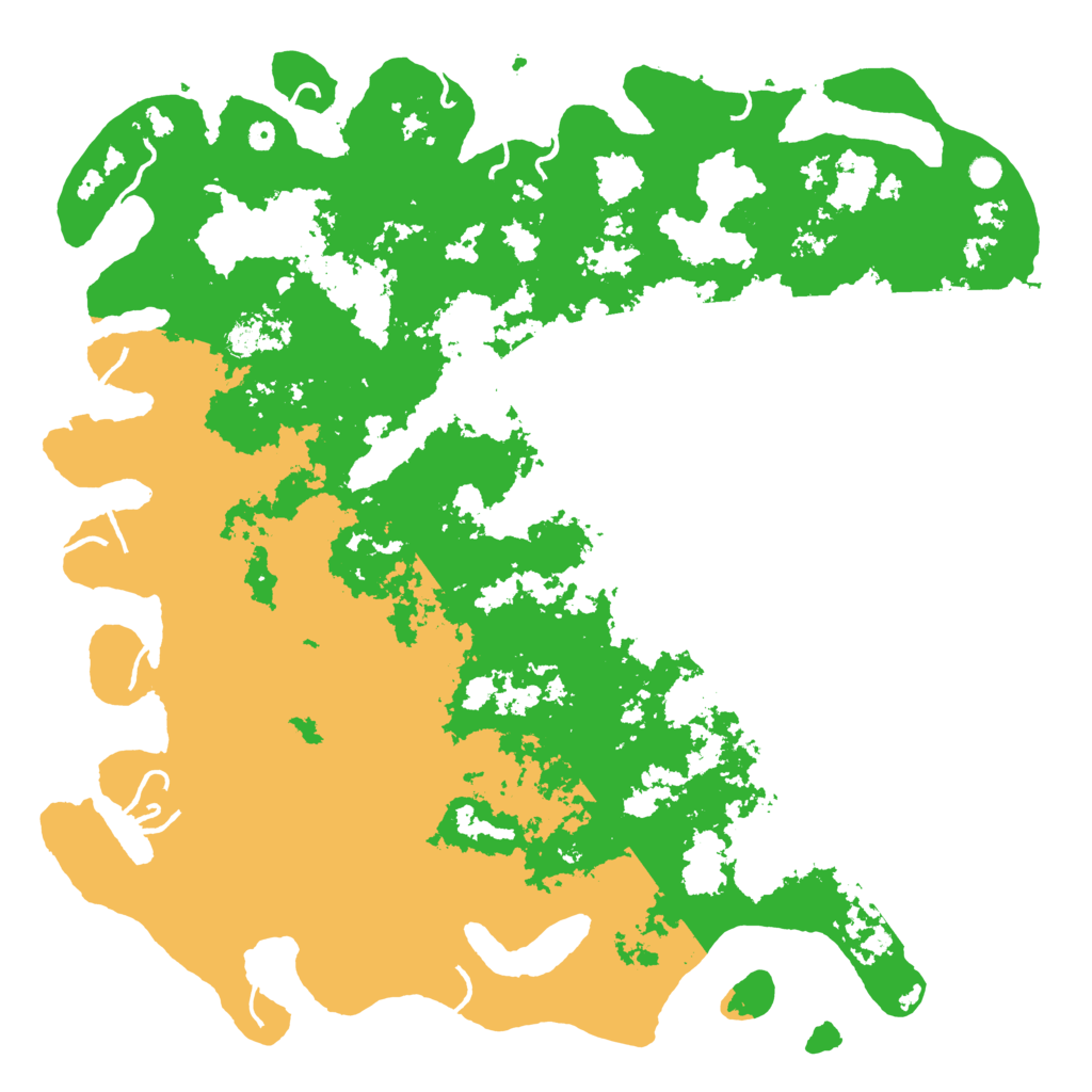 Biome Rust Map: Procedural Map, Size: 6000, Seed: 1810666820