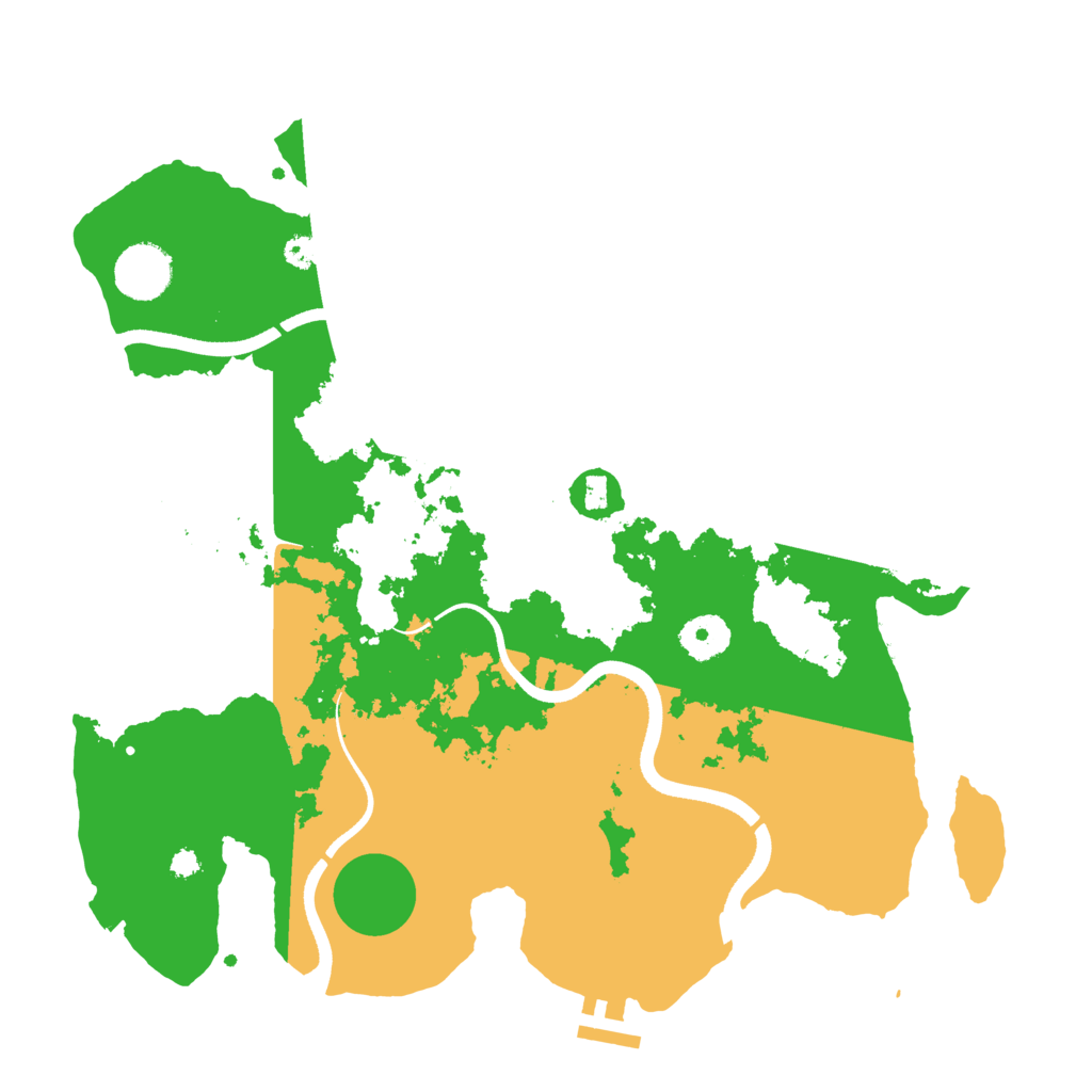 Biome Rust Map: Procedural Map, Size: 3500, Seed: 1718599865