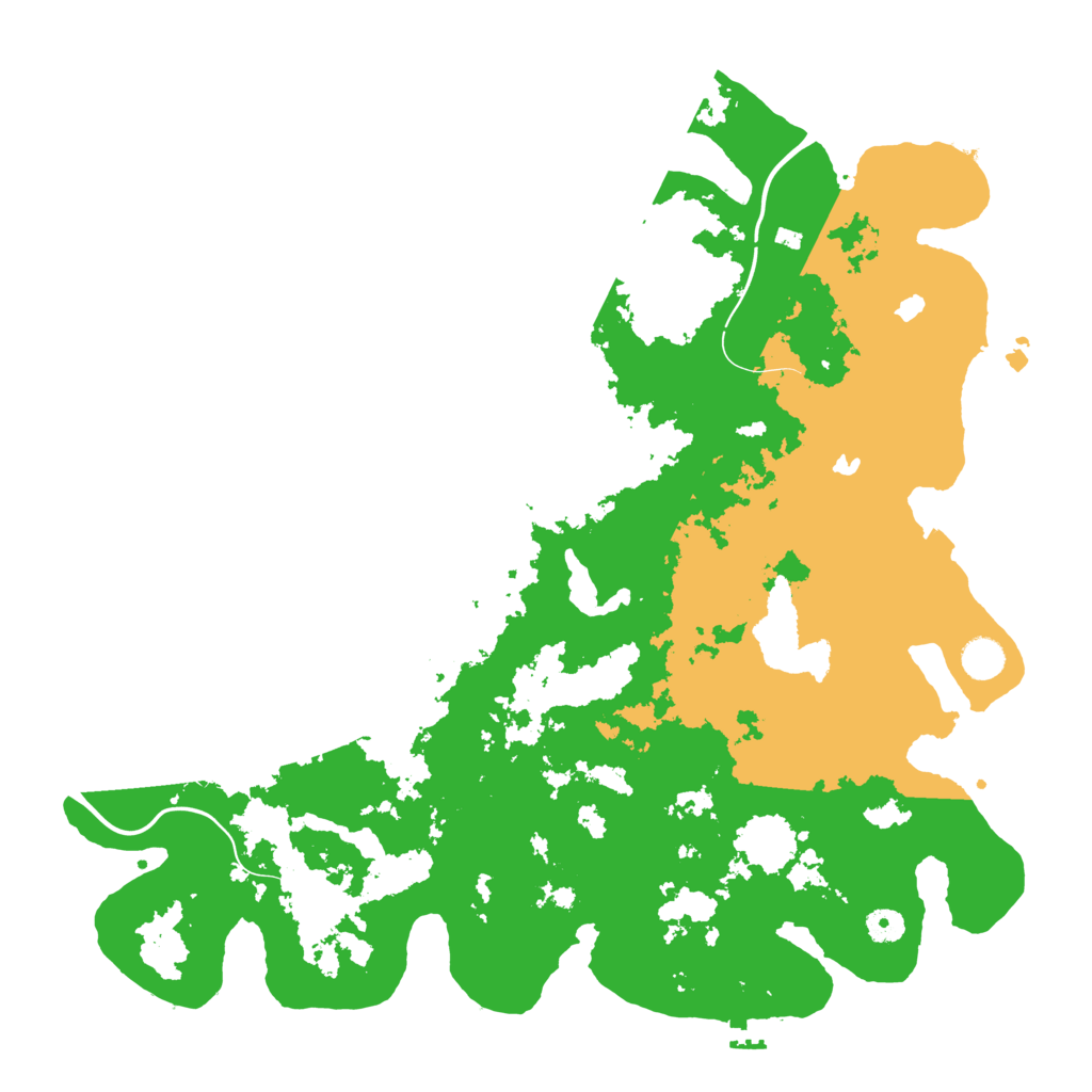 Biome Rust Map: Procedural Map, Size: 4500, Seed: 56346422