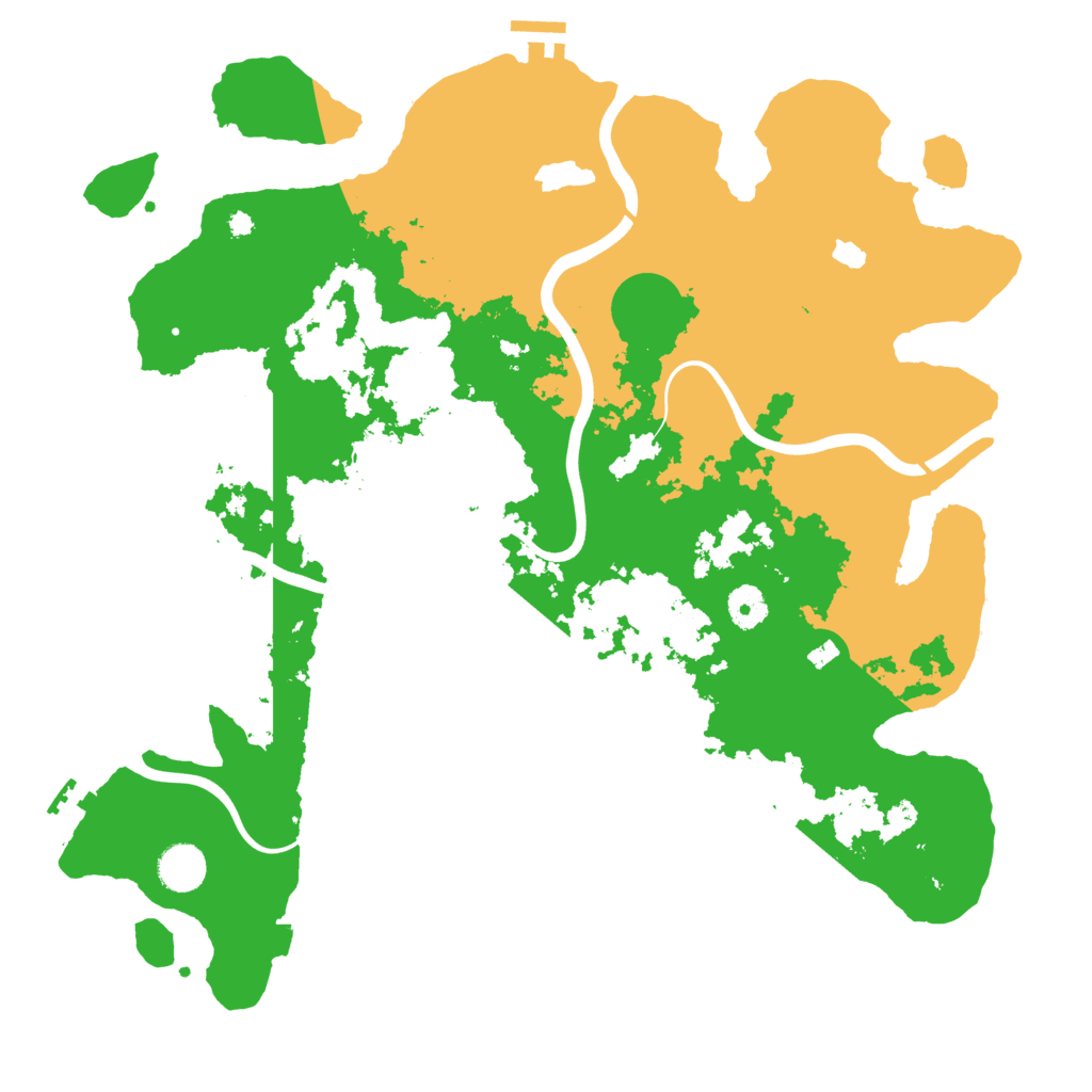 Biome Rust Map: Procedural Map, Size: 4000, Seed: 613613461