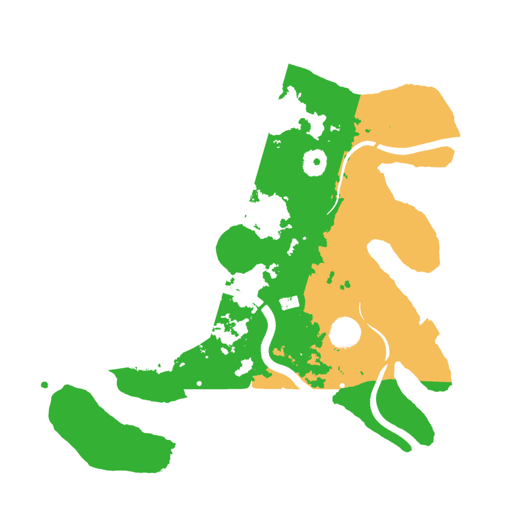 Biome Rust Map: Procedural Map, Size: 3000, Seed: 9478502