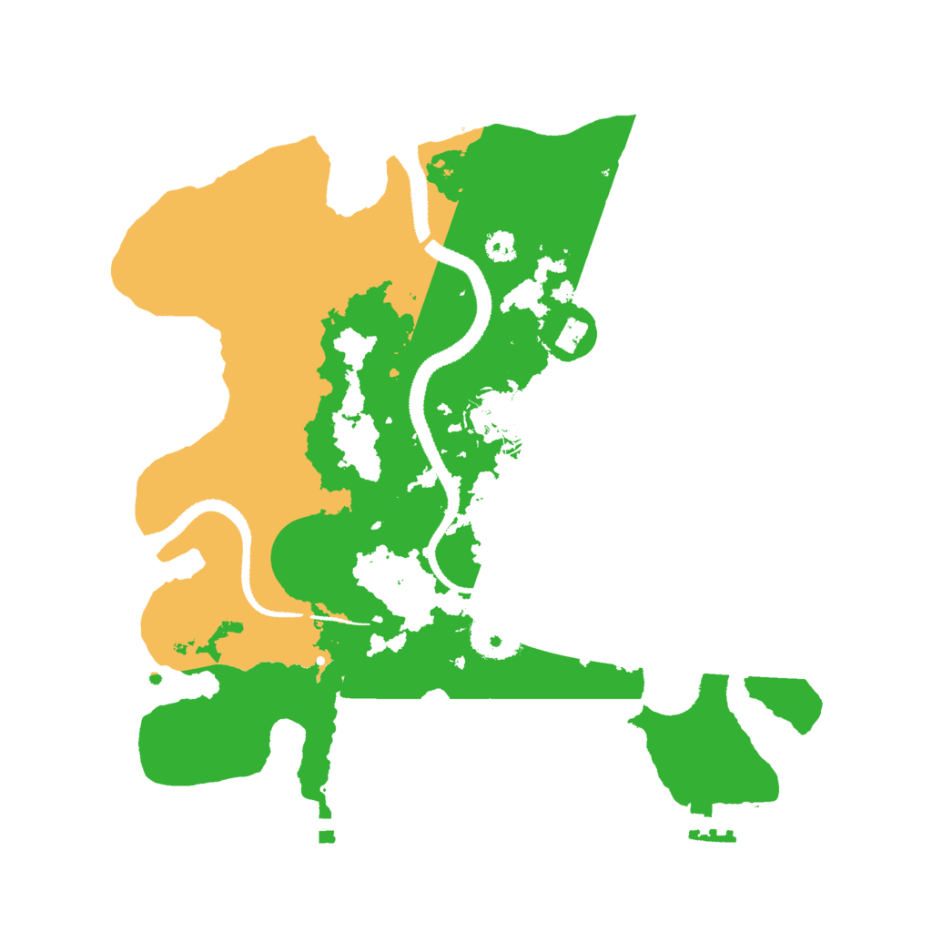 Biome Rust Map: Procedural Map, Size: 3000, Seed: 776040977