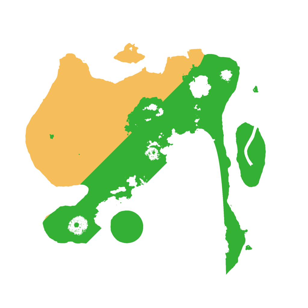 Biome Rust Map: Procedural Map, Size: 2500, Seed: 1407292080