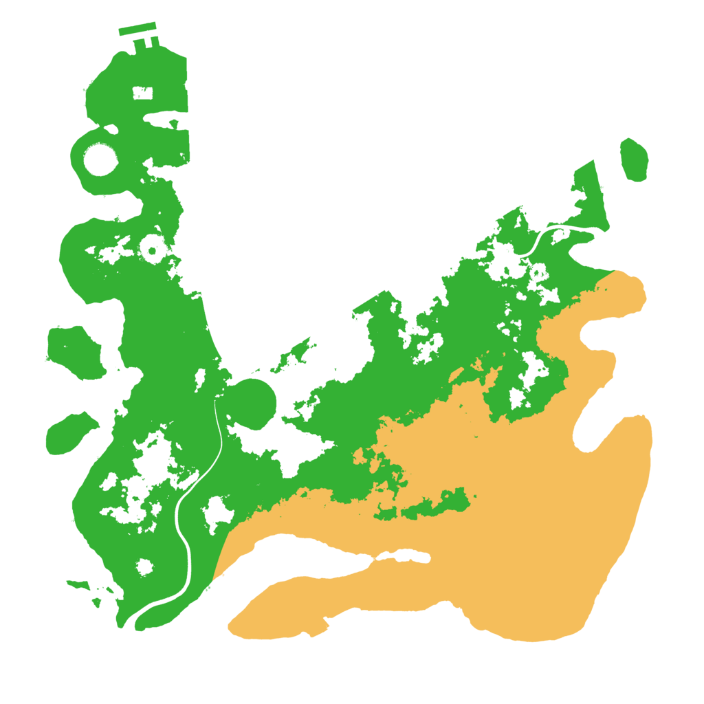 Biome Rust Map: Procedural Map, Size: 3800, Seed: 949186688