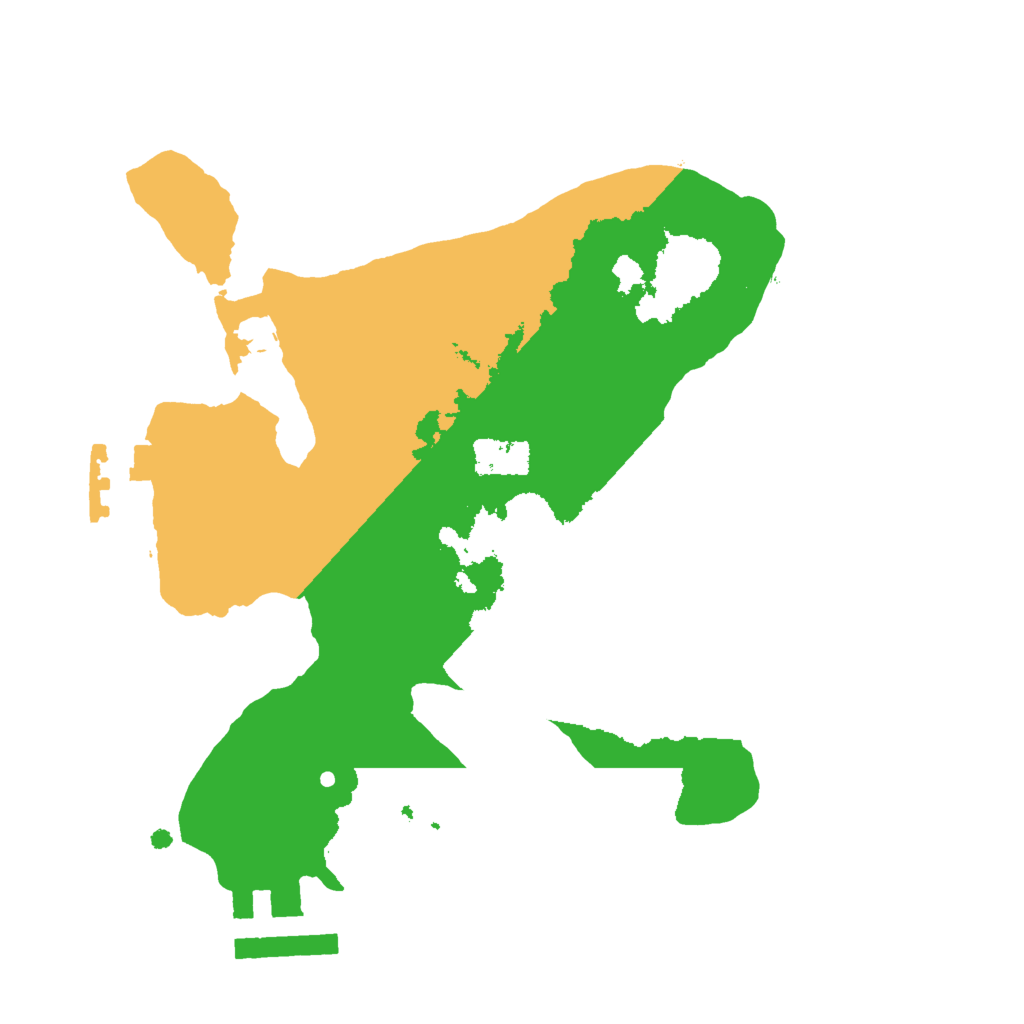 Biome Rust Map: Procedural Map, Size: 2000, Seed: 837475024