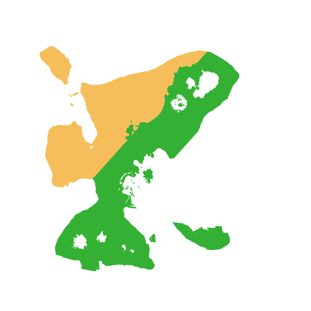 Biome Rust Map: Procedural Map, Size: 2000, Seed: 837475024