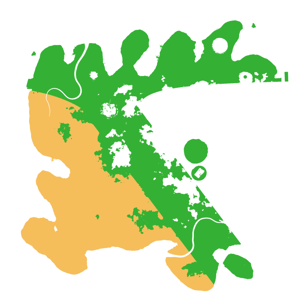 Biome Rust Map: Procedural Map, Size: 3500, Seed: 1468044750