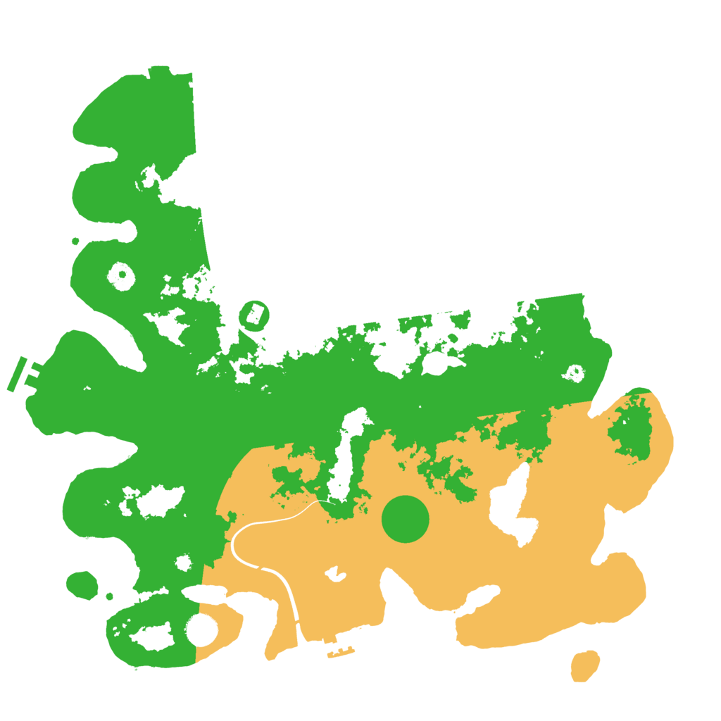 Biome Rust Map: Procedural Map, Size: 4000, Seed: 9281