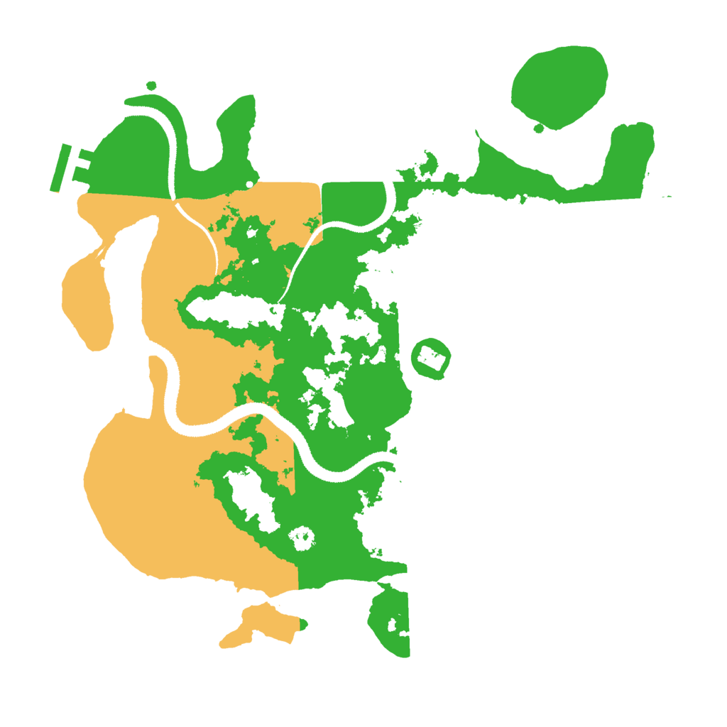 Biome Rust Map: Procedural Map, Size: 3000, Seed: 792304454