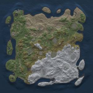 Thumbnail Rust Map: Procedural Map, Size: 4250, Seed: 1262362267, 19 Monuments