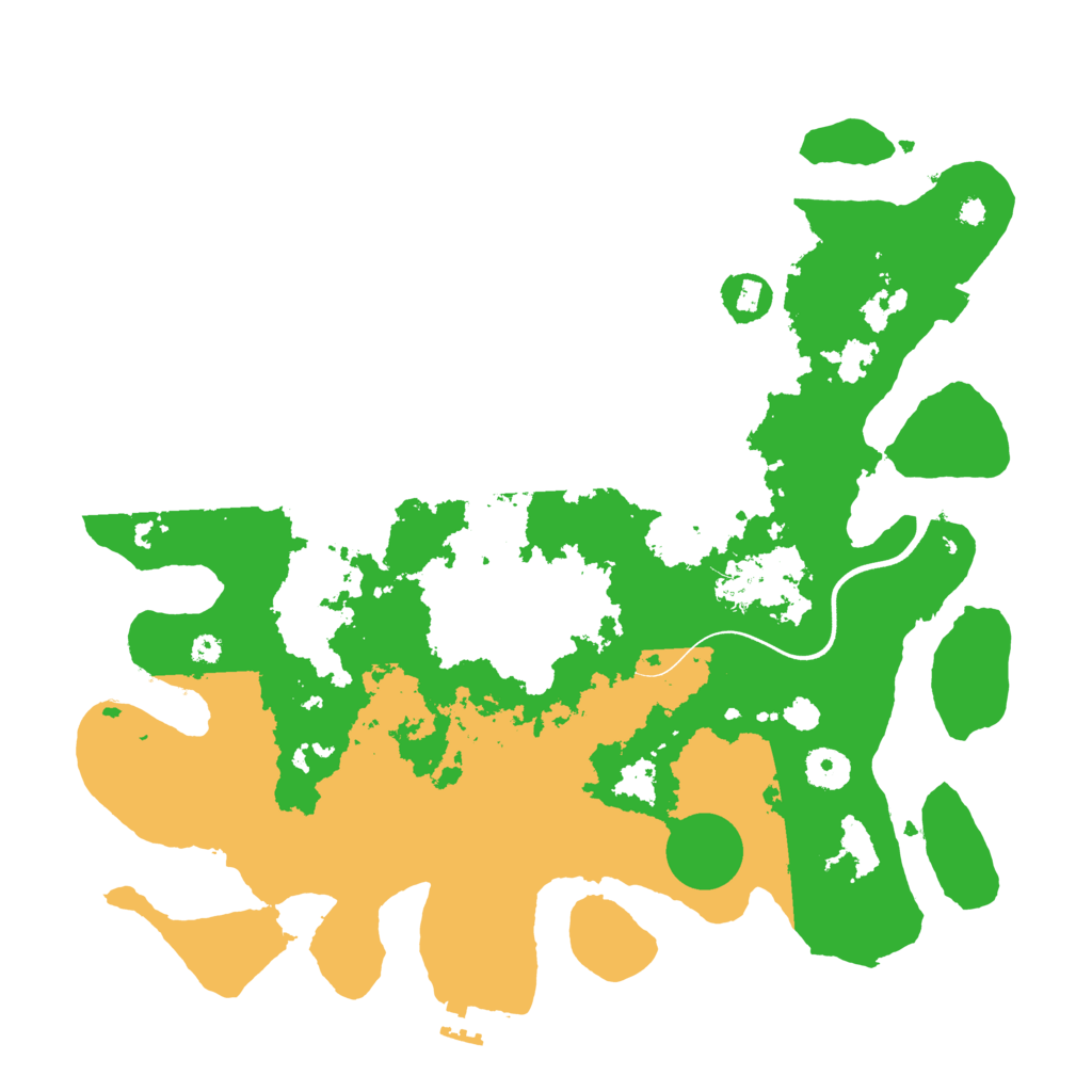 Biome Rust Map: Procedural Map, Size: 3750, Seed: 5958645