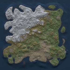 Thumbnail Rust Map: Procedural Map, Size: 4250, Seed: 2132195592, 18 Monuments