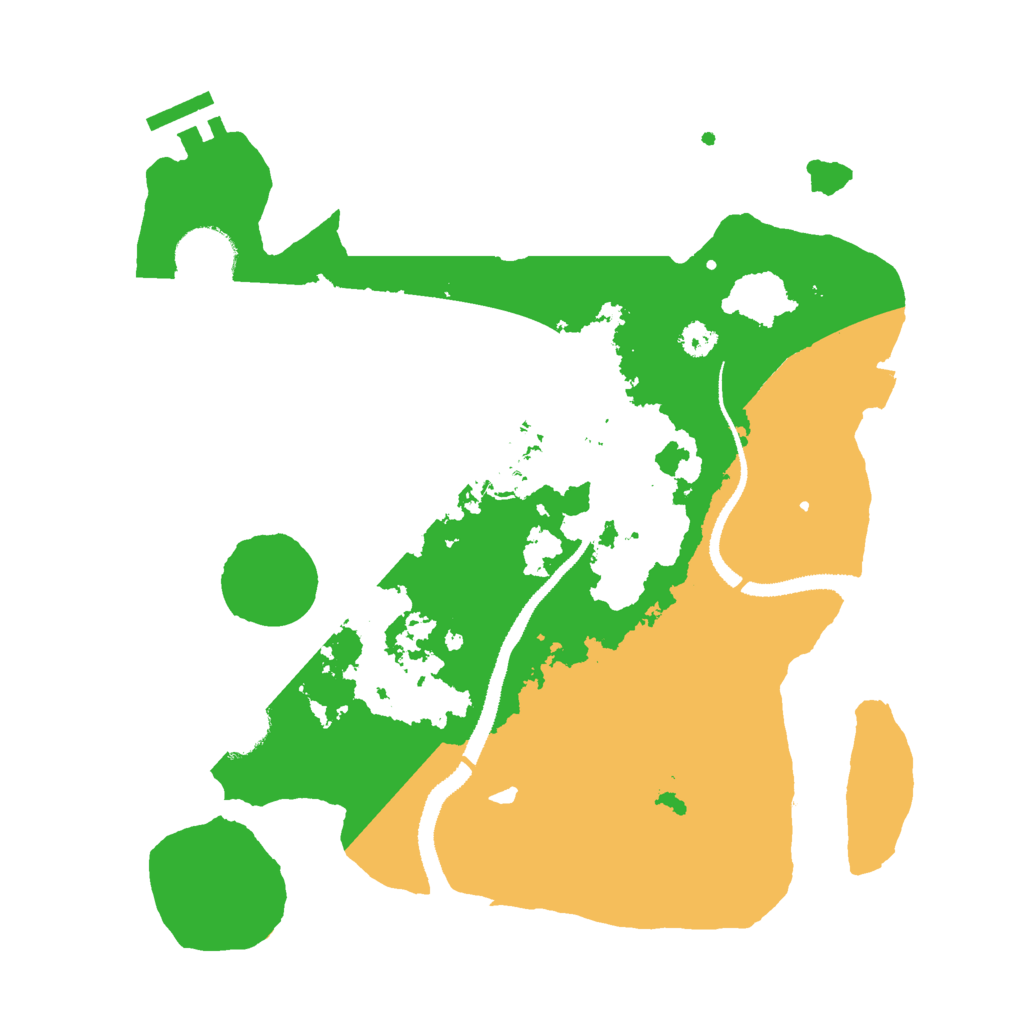 Biome Rust Map: Procedural Map, Size: 3000, Seed: 1323941151