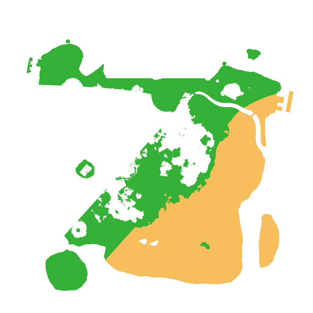 Biome Rust Map: Procedural Map, Size: 3000, Seed: 1323941151