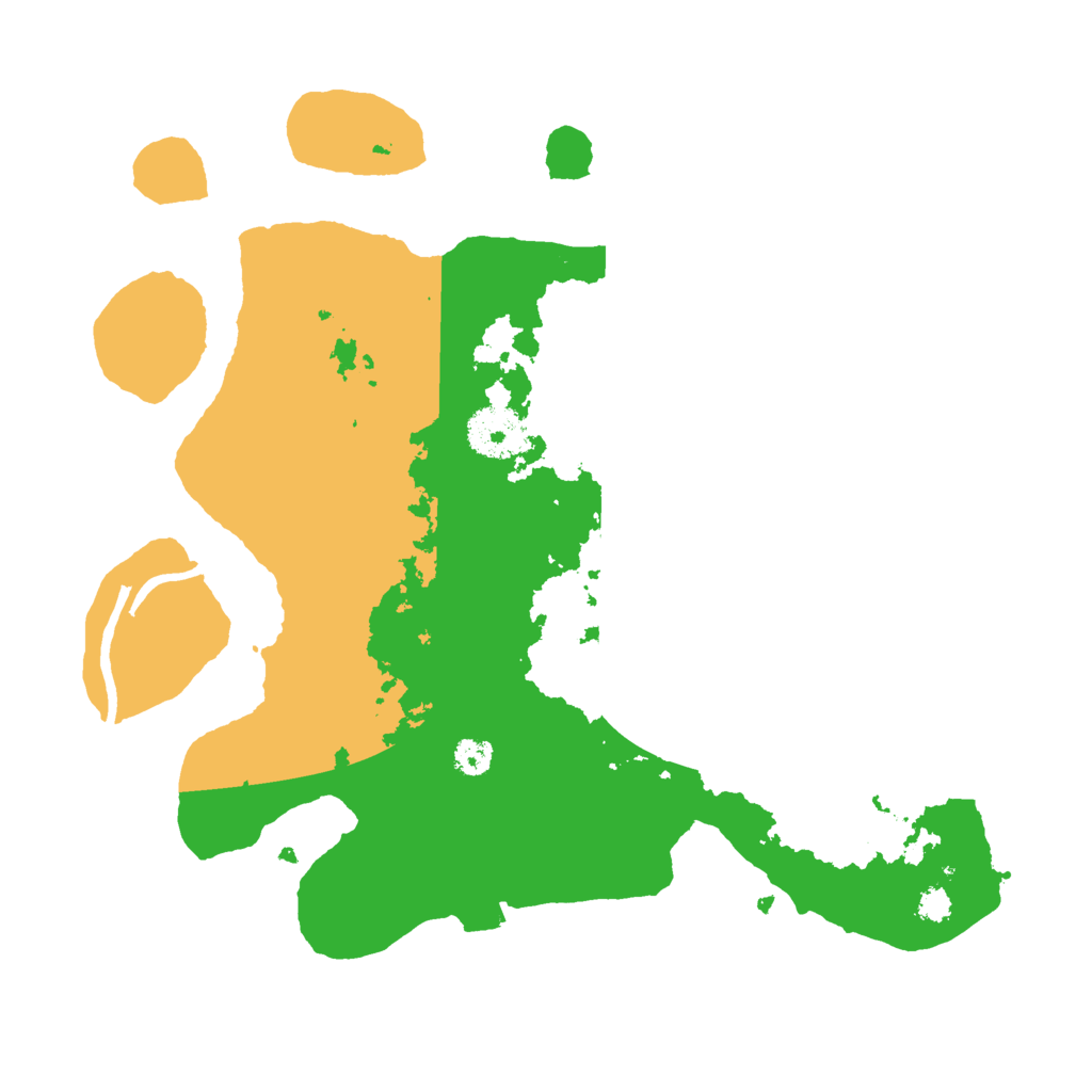 Biome Rust Map: Procedural Map, Size: 2999, Seed: 1223132