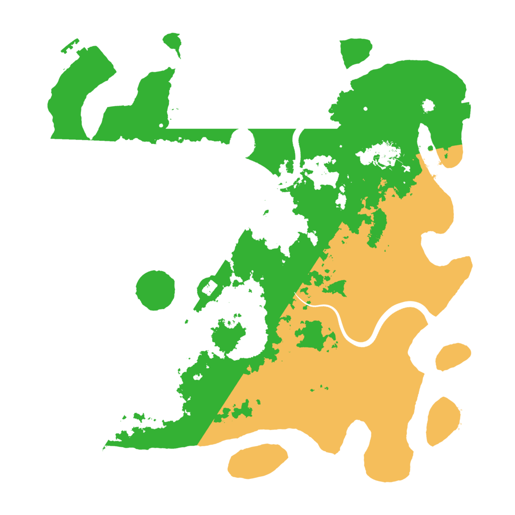 Biome Rust Map: Procedural Map, Size: 3700, Seed: 423738758