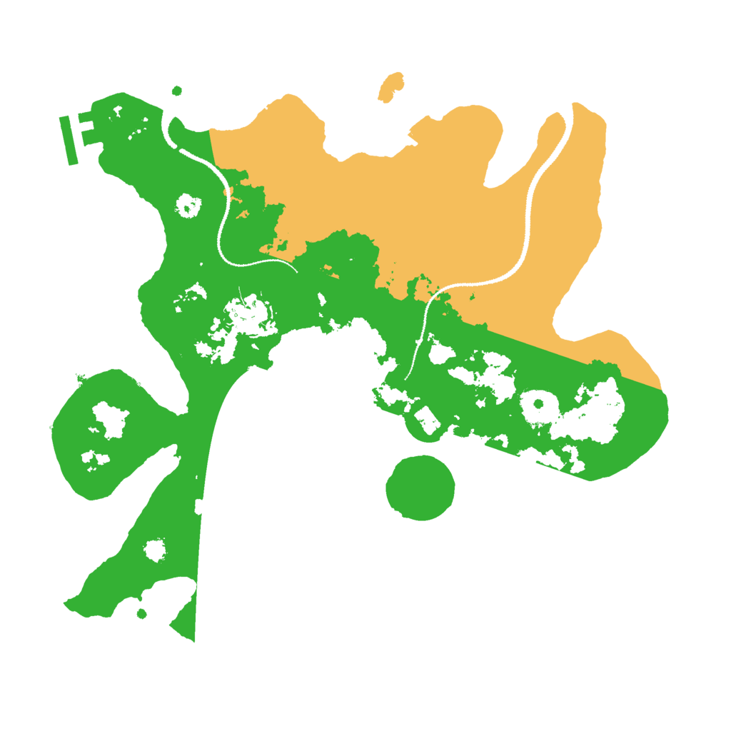 Biome Rust Map: Procedural Map, Size: 3000, Seed: 792474014