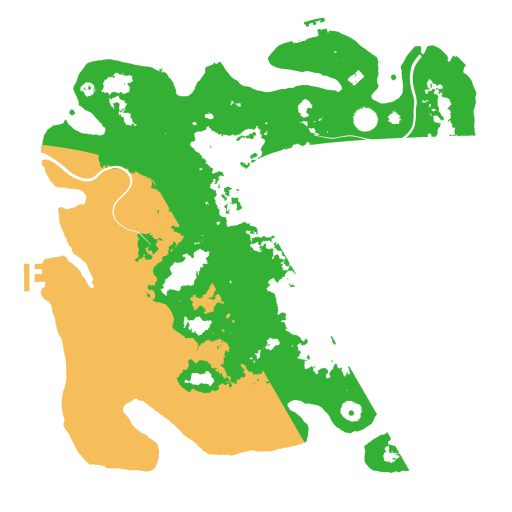 Biome Rust Map: Procedural Map, Size: 3750, Seed: 163892364