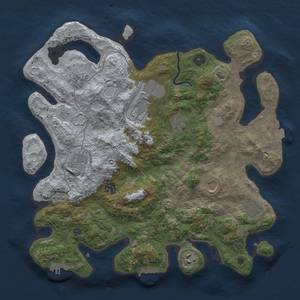 Thumbnail Rust Map: Procedural Map, Size: 3750, Seed: 22022024, 17 Monuments