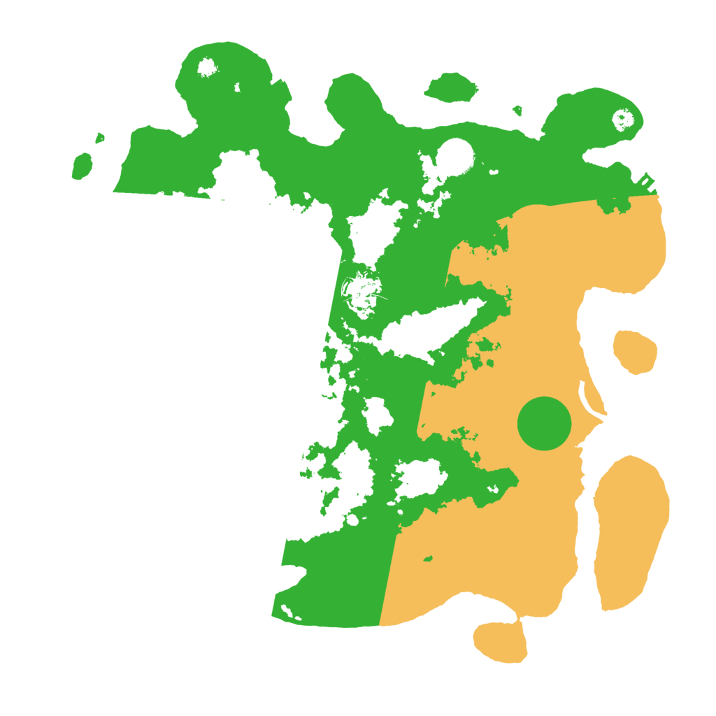 Biome Rust Map: Procedural Map, Size: 3500, Seed: 225574934