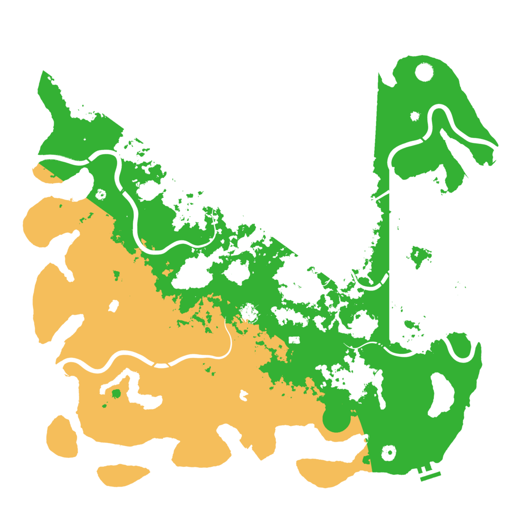 Biome Rust Map: Procedural Map, Size: 5000, Seed: 25768764