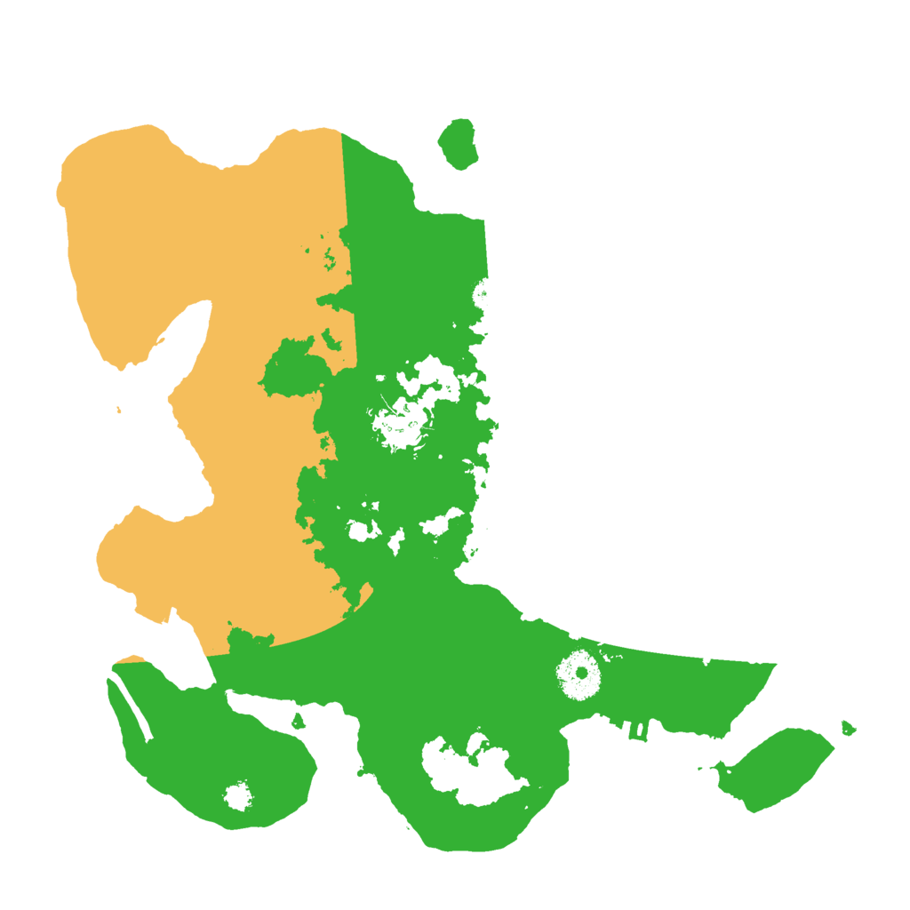 Biome Rust Map: Procedural Map, Size: 3000, Seed: 244575843
