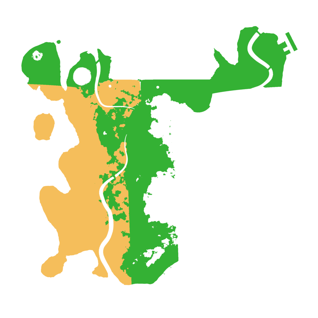 Biome Rust Map: Procedural Map, Size: 3250, Seed: 2004413390
