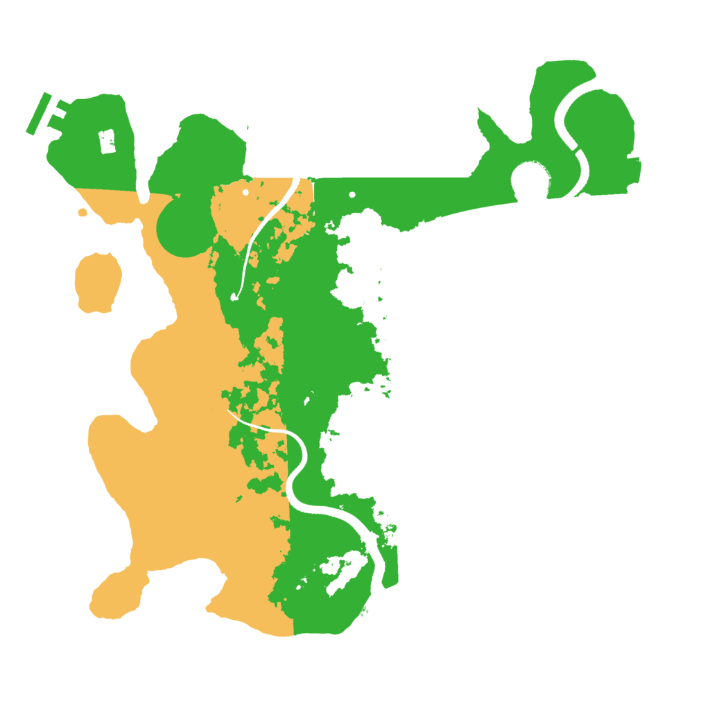 Biome Rust Map: Procedural Map, Size: 3250, Seed: 2004413390
