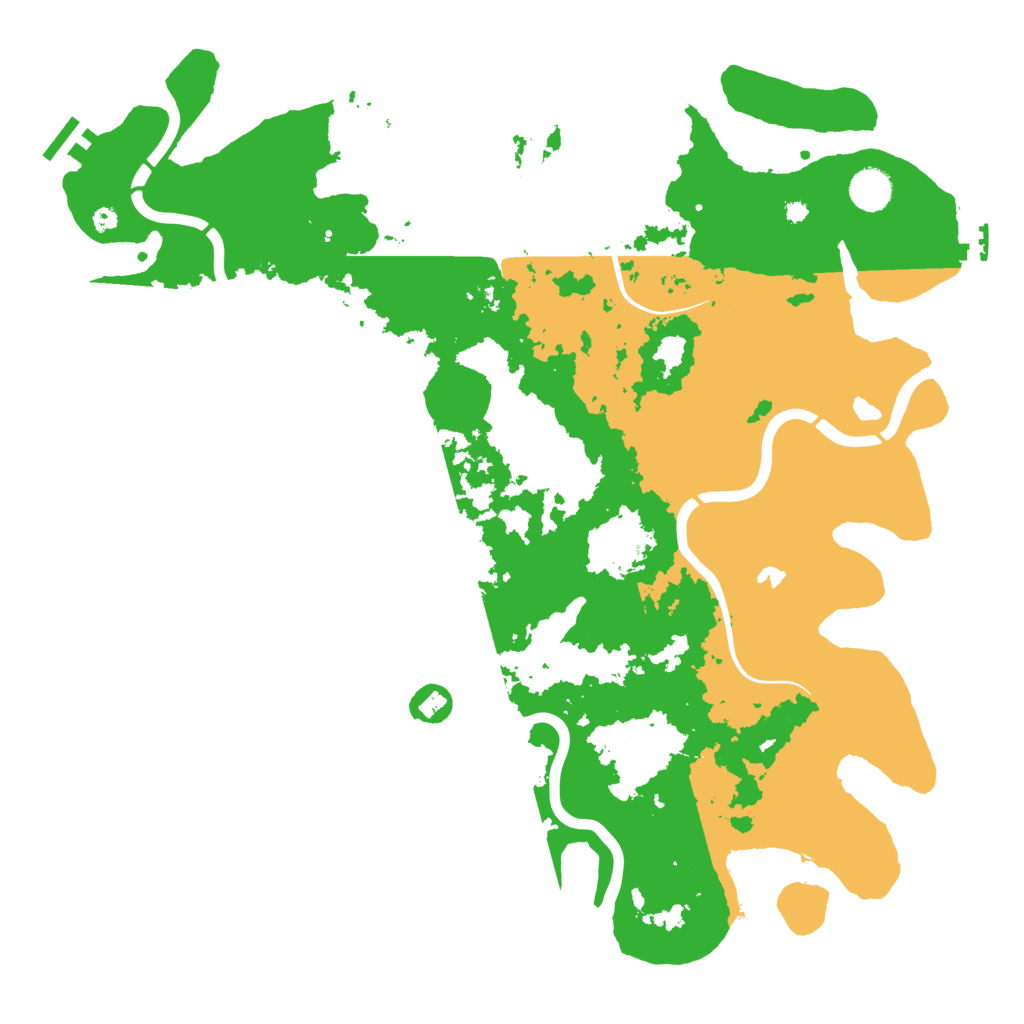 Biome Rust Map: Procedural Map, Size: 4200, Seed: 1404742836