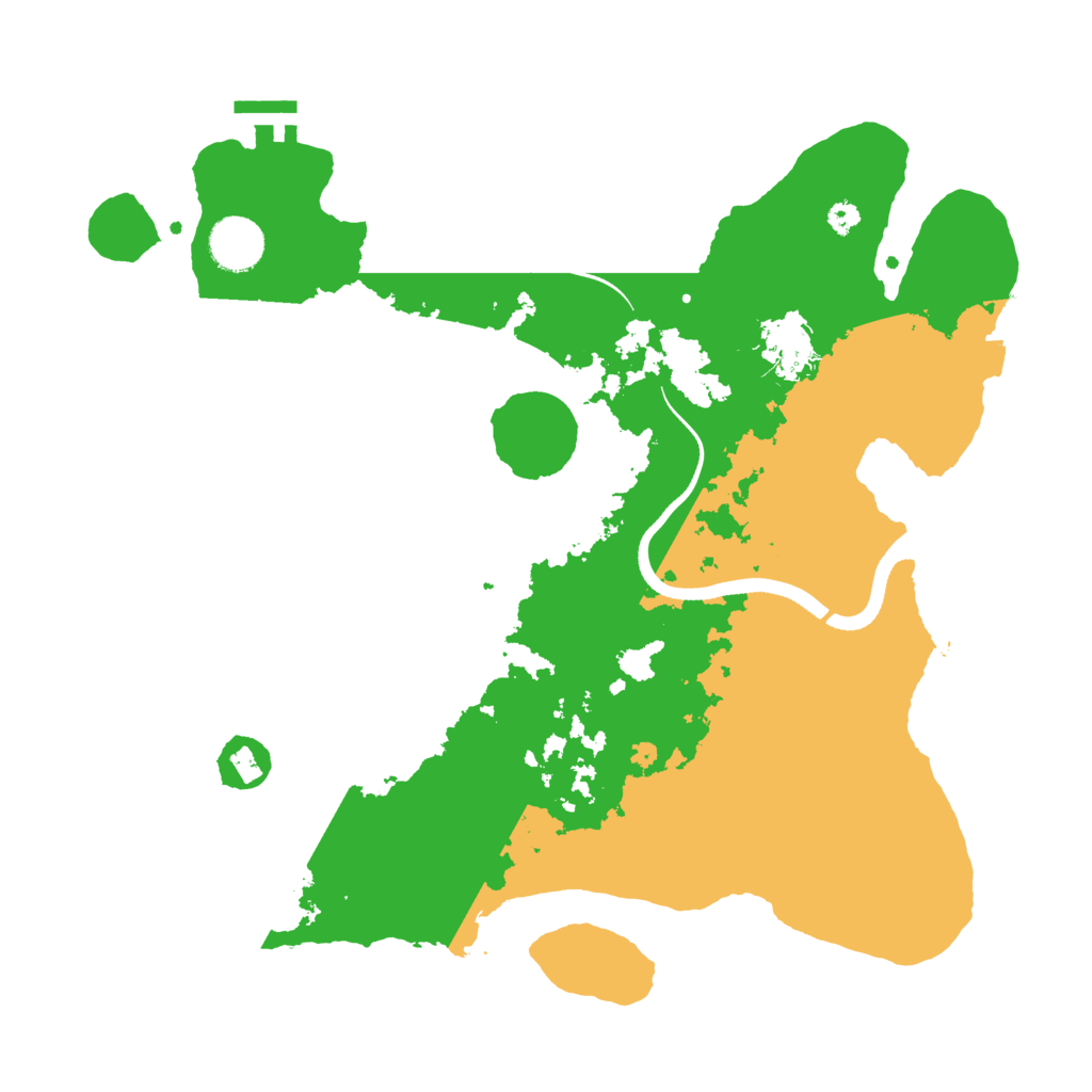 Biome Rust Map: Procedural Map, Size: 3500, Seed: 1602426861