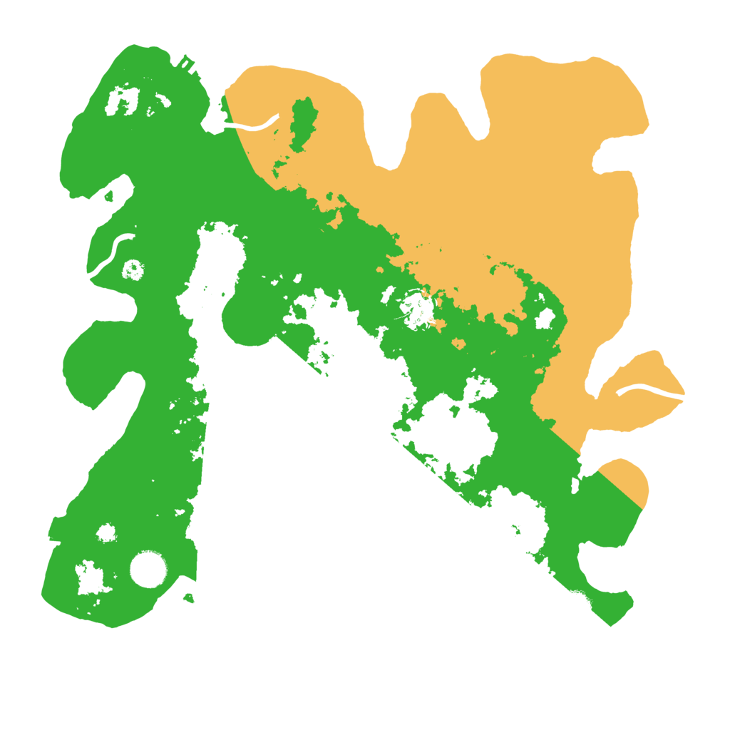 Biome Rust Map: Procedural Map, Size: 3500, Seed: 714593350