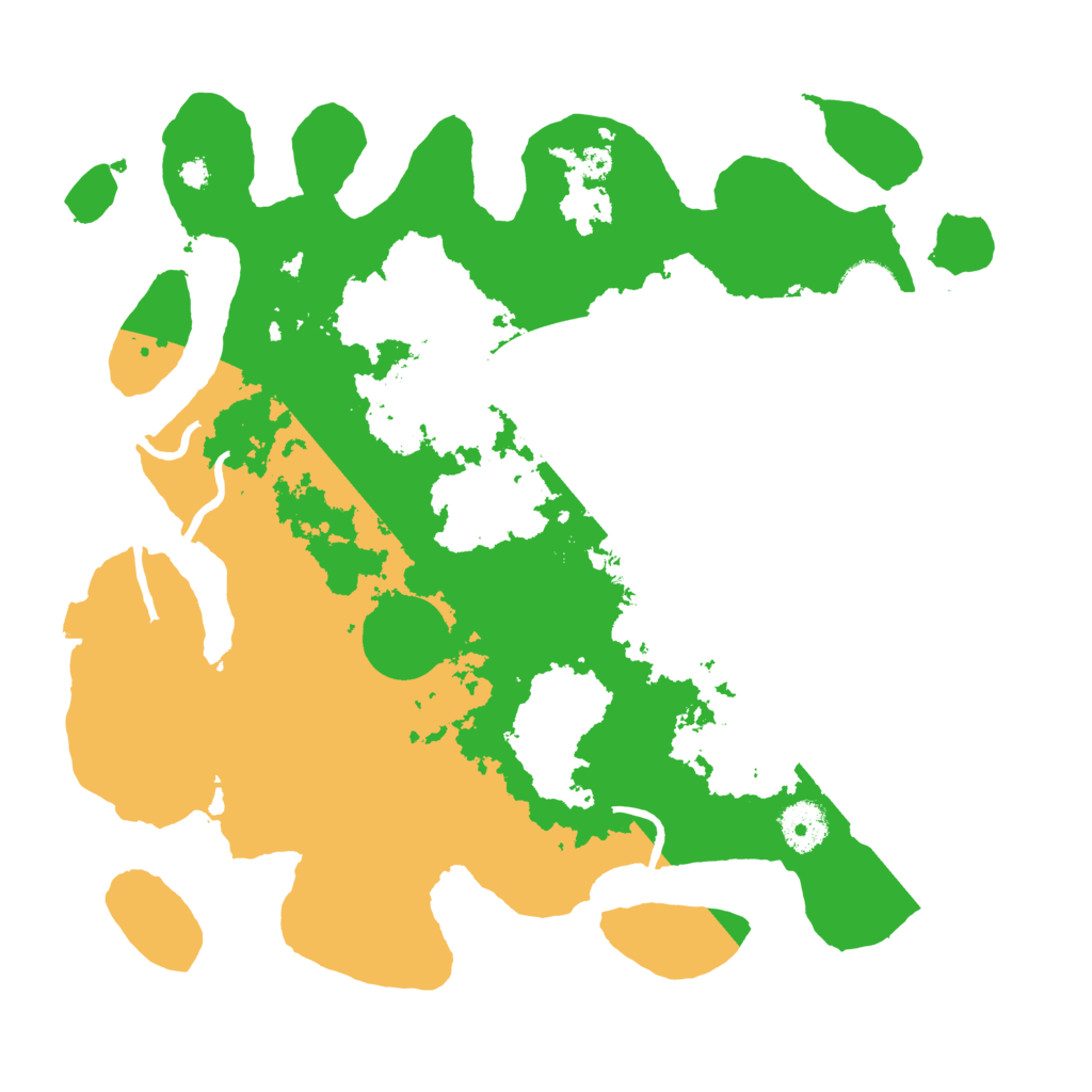 Biome Rust Map: Procedural Map, Size: 3500, Seed: 110259271